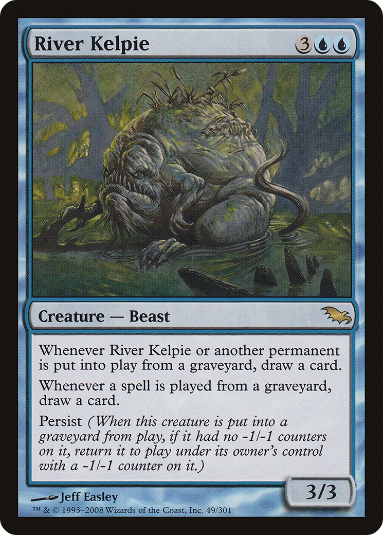 Image of River Kelpie (SHM-049) - Shadowmoor Foil