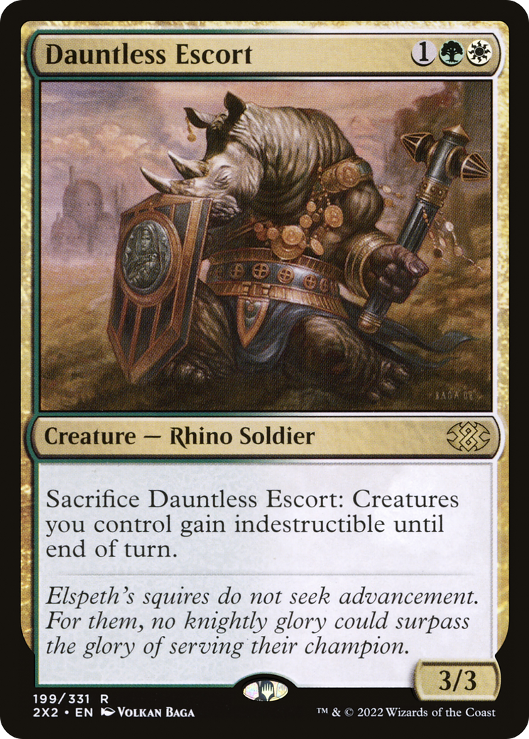 Image of Dauntless Escort (2X2-199) - Double Masters 2022 Foil
