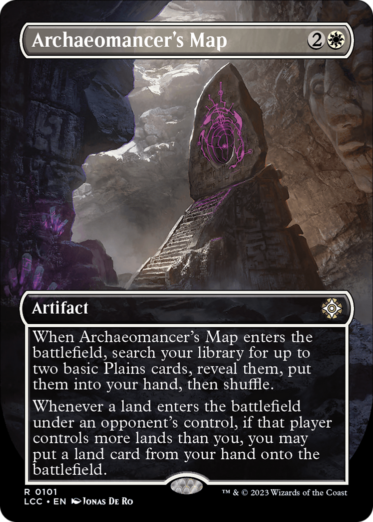 Image of Archaeomancer's Map (Borderless) (LCC-101) - The Lost Caverns of Ixalan Commander (Borderless)
