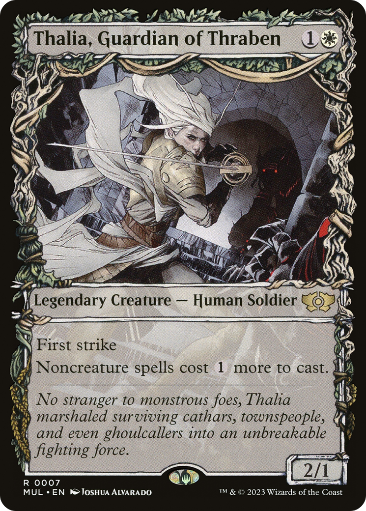 Image of Thalia, Guardian of Thraben (MUL-007) - Multiverse Legends: (Showcase)