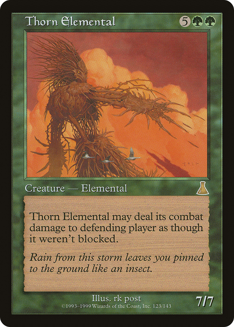 Image of Thorn Elemental (UDS-123) - Urza's Destiny Foil