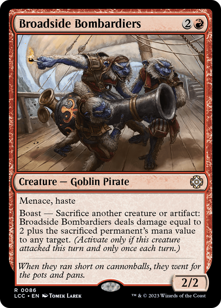 Image of Broadside Bombardiers (LCC-086) - The Lost Caverns of Ixalan Commander