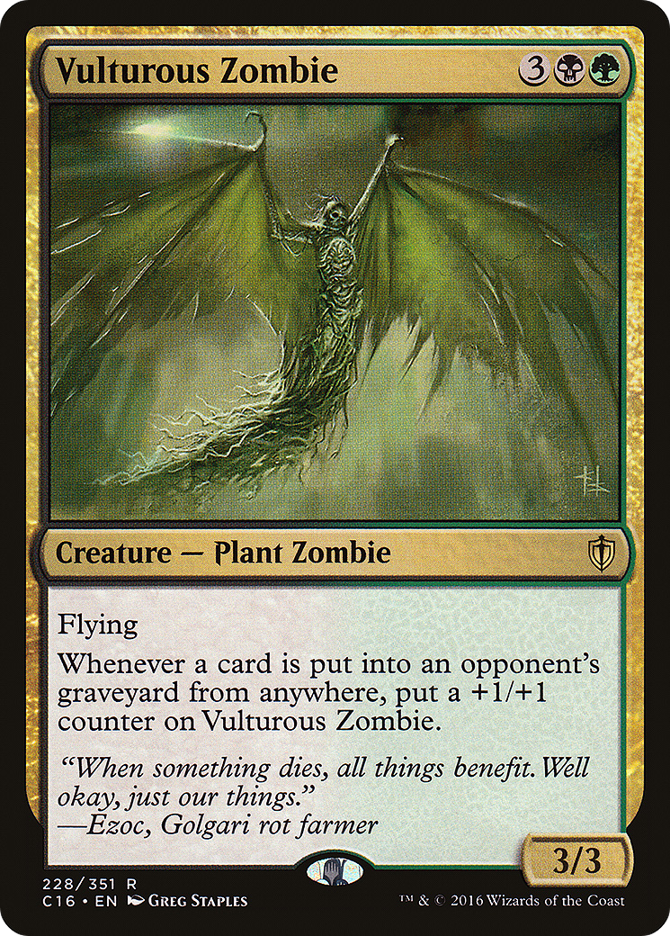 Image of Vulturous Zombie (C16-228) - Commander 2016