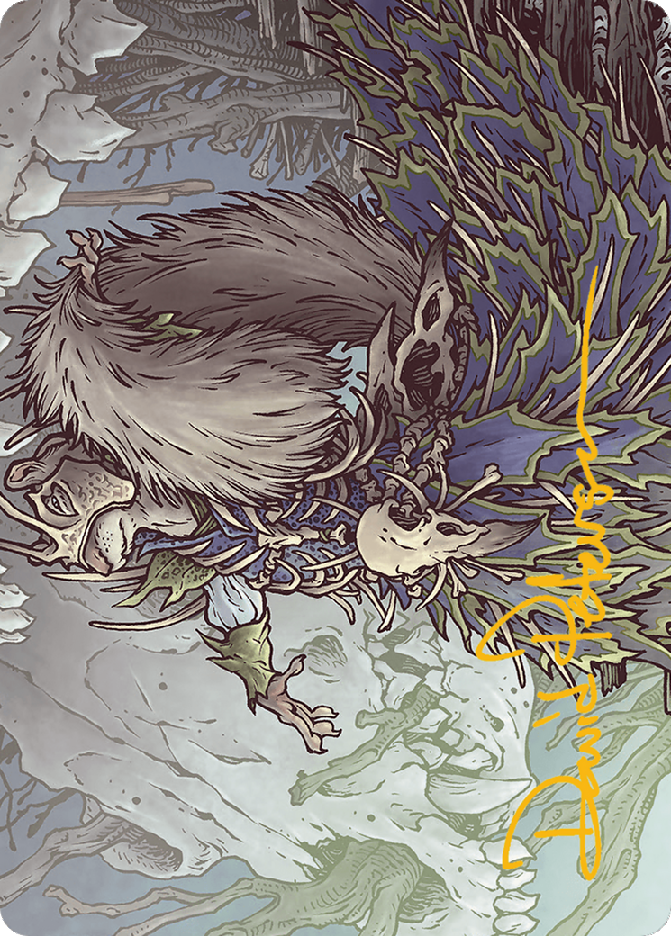 Image of Camellia, the Seedmiser // Camellia, the Seedmiser (ABLB-047) - Bloomburrow Art Series (Borderless) Foil