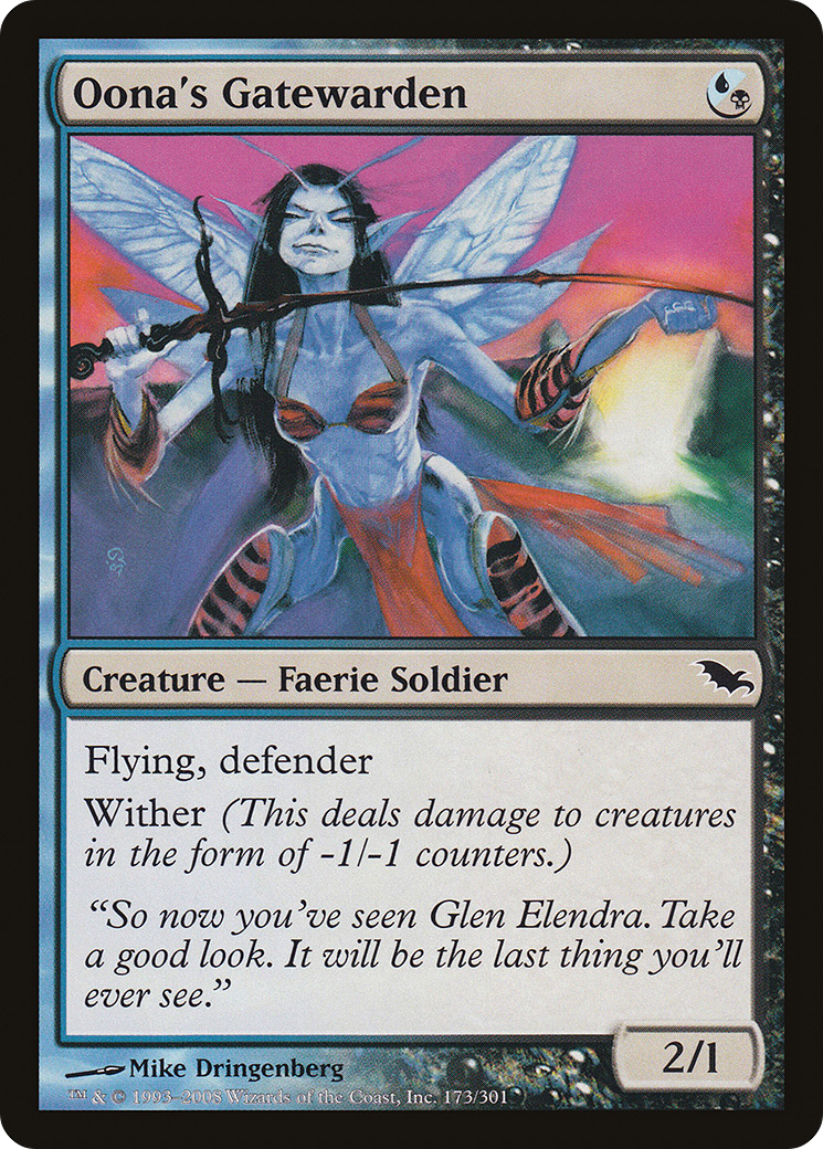 Image of Oona's Gatewarden (SHM-173) - Shadowmoor
