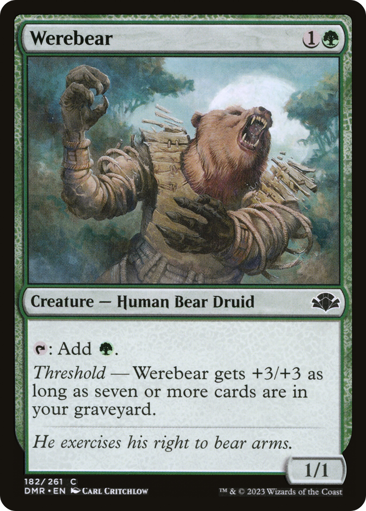 Image of Werebear (DMR-182) - Dominaria Remastered