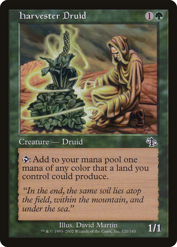 Image of Harvester Druid (JUD-120) - Judgment