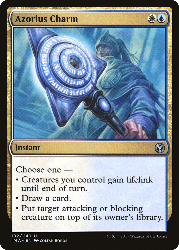 Image of Azorius Charm (IMA-192) - Iconic Masters Foil