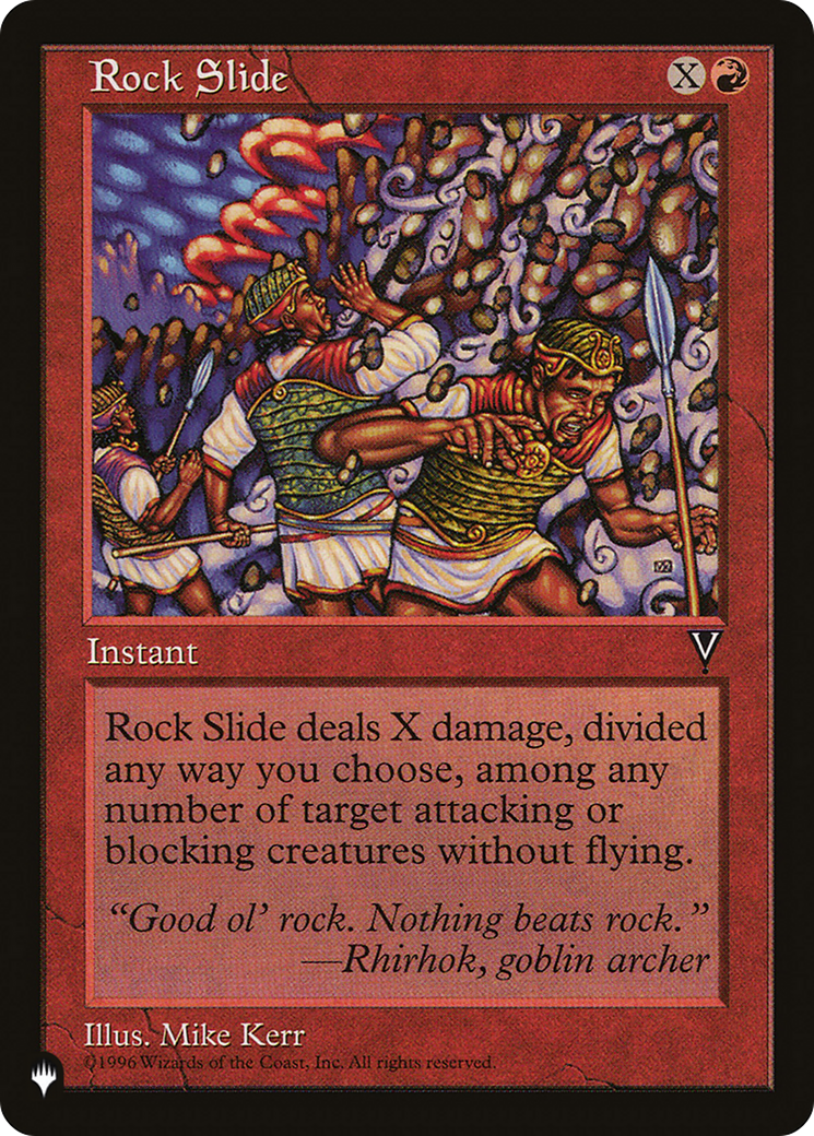 Image of Rock Slide (LIST-VIS-92) - The List