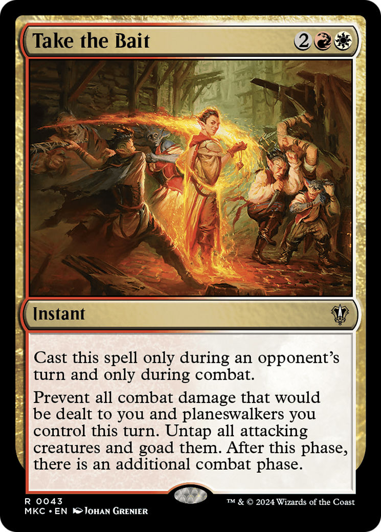 Image of Take the Bait (MKC-043) - Murders at Karlov Manor Commander