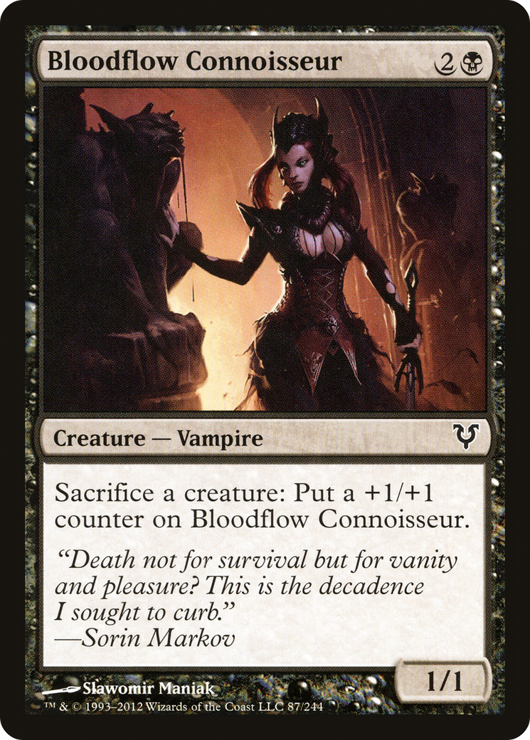Image of Bloodflow Connoisseur (AVR-087) - Avacyn Restored
