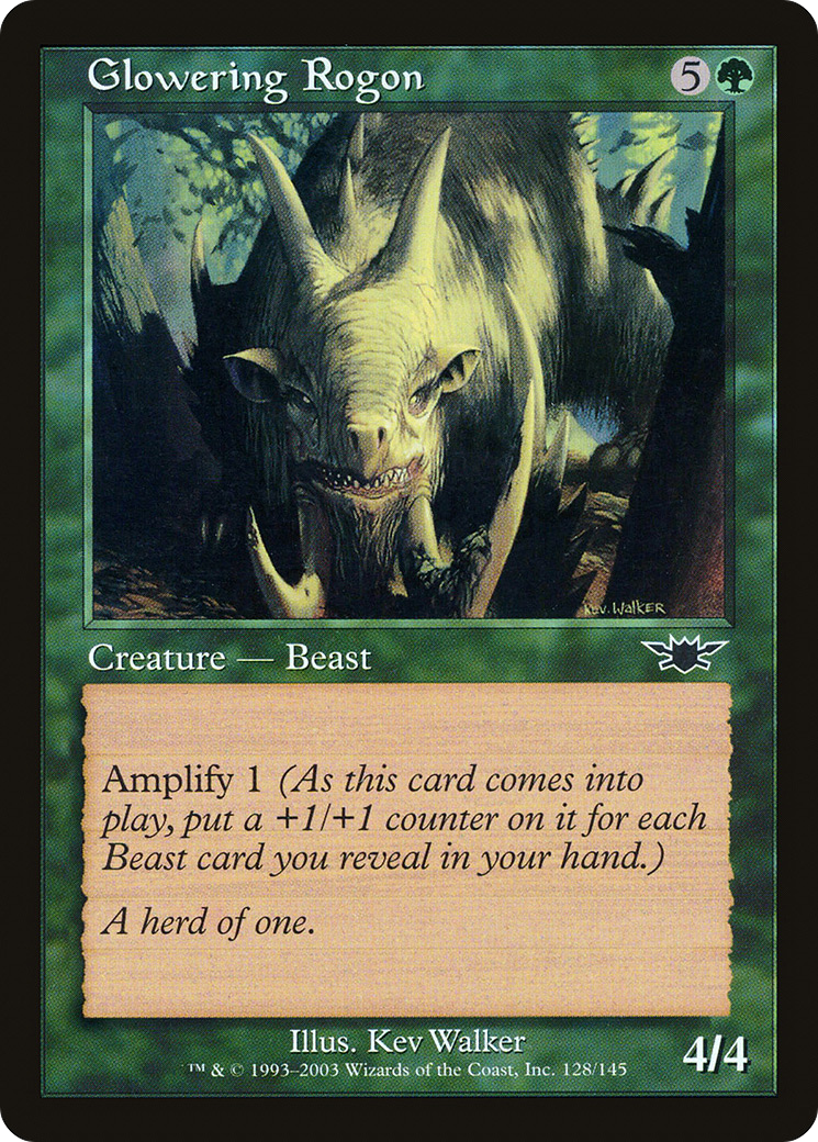 Image of Glowering Rogon (LGN-128) - Legions Foil