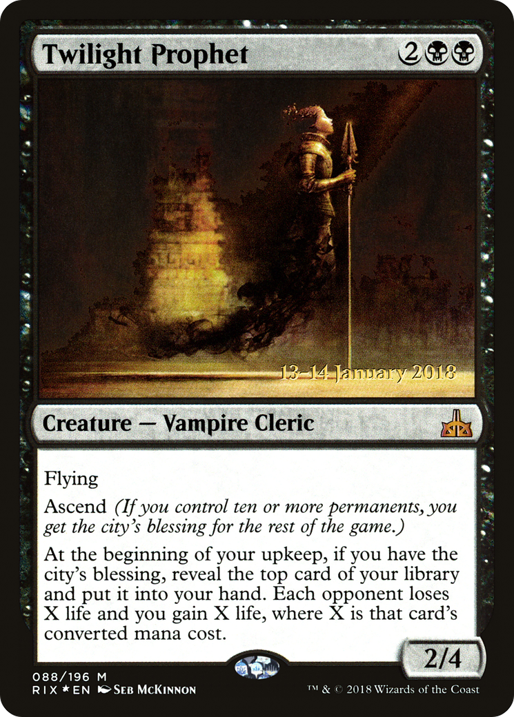 Image of Twilight Prophet (PRE-088) - Rivals of Ixalan Promos Foil