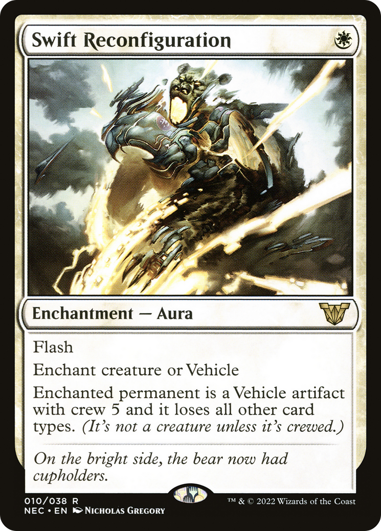 Image of Swift Reconfiguration (NEC-010) - Neon Dynasty Commander