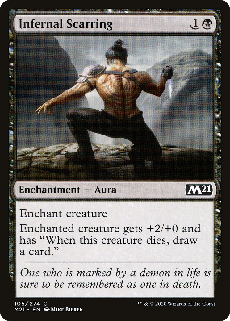 Image of Infernal Scarring (M21-105) - Core Set 2021