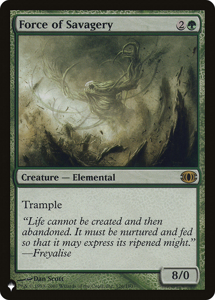 Image of Force of Savagery (LIST-126/180) - The List