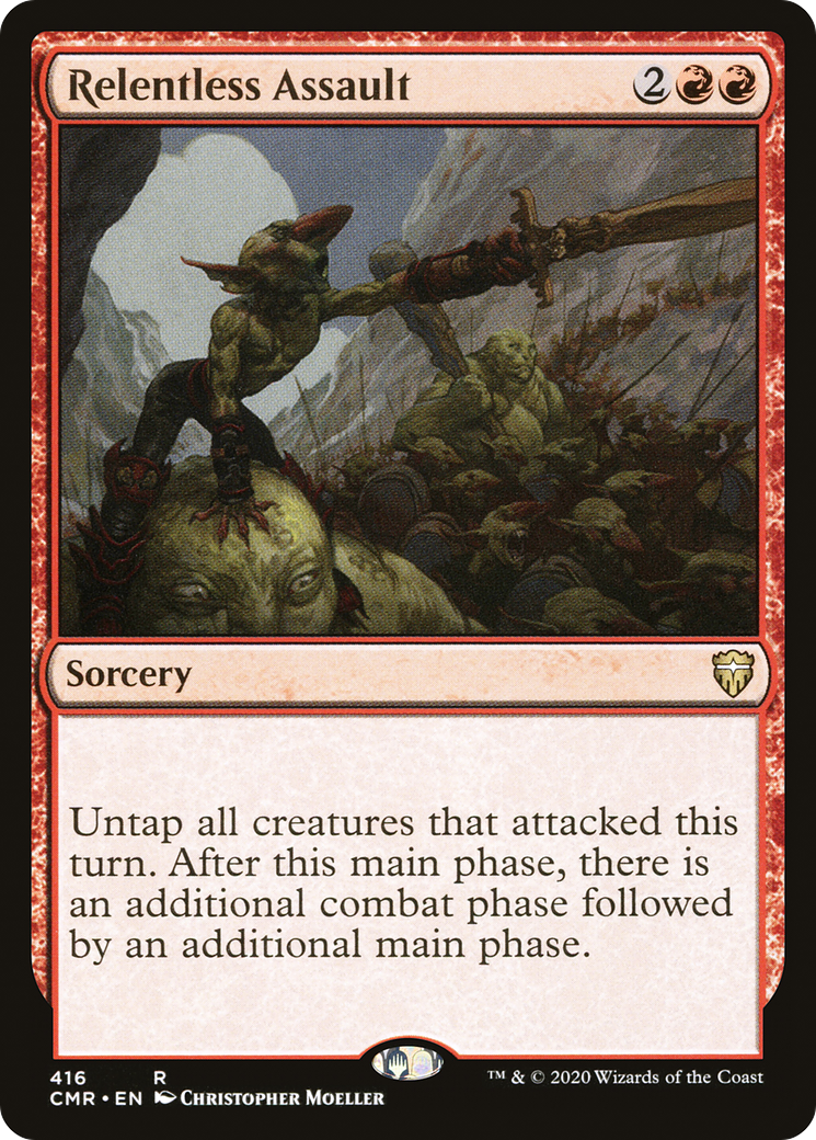 Image of Relentless Assault (CMR-416) - Commander Legends