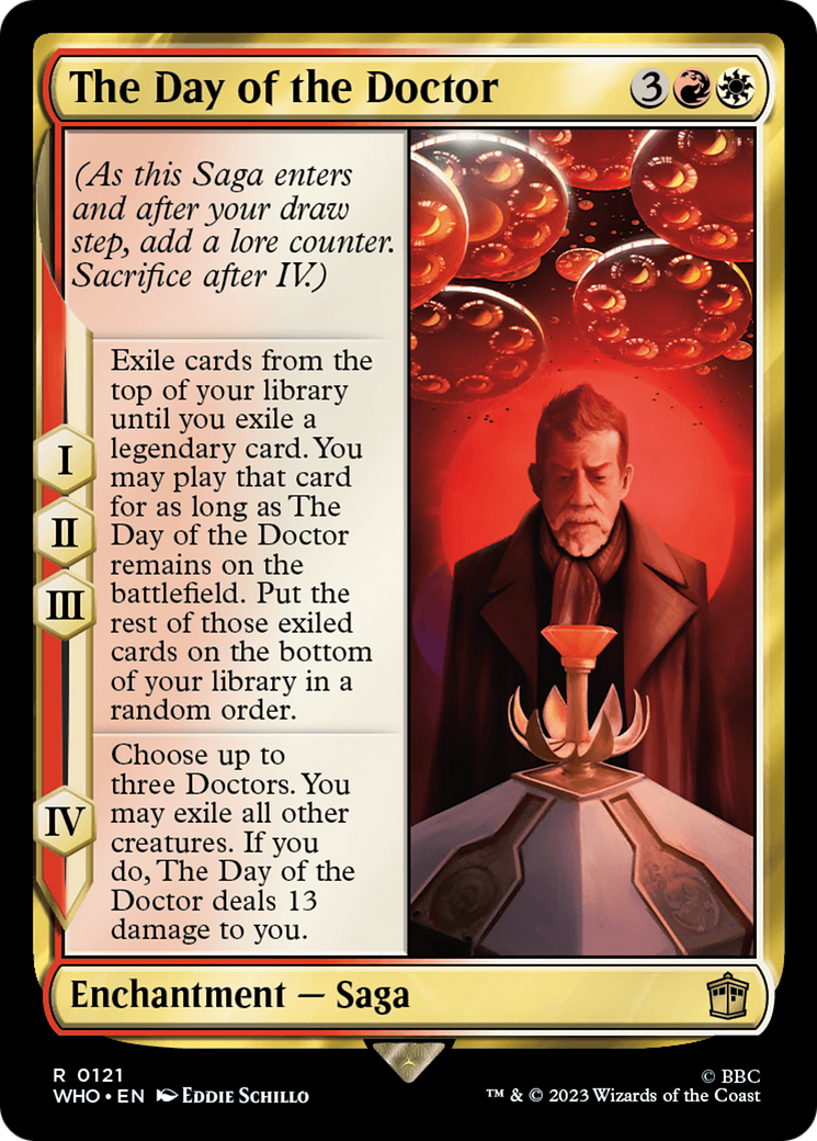 Image of The Day of the Doctor (WHO-121) - Doctor Who Foil