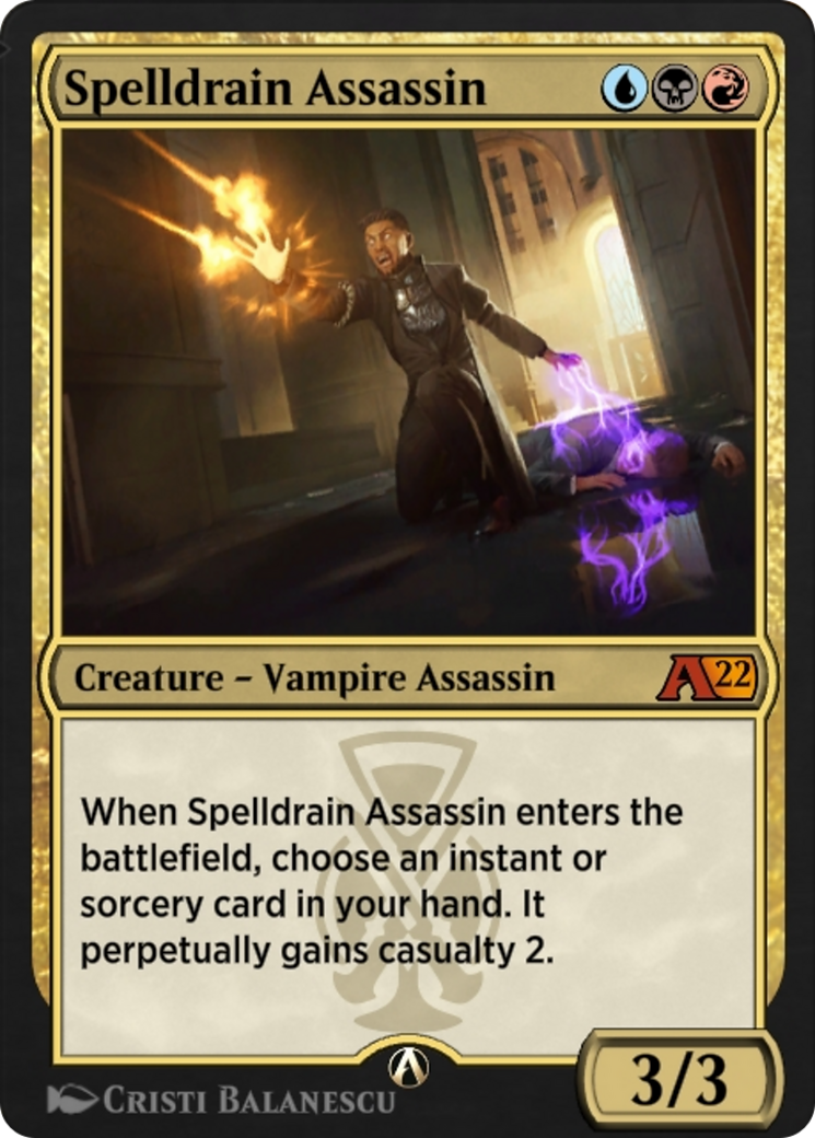 Image of Spelldrain Assassin (YSNC-029) - Alchemy: New Capenna