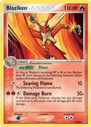 Image of Blaziken 001/106  Deck Exclusives - Rare