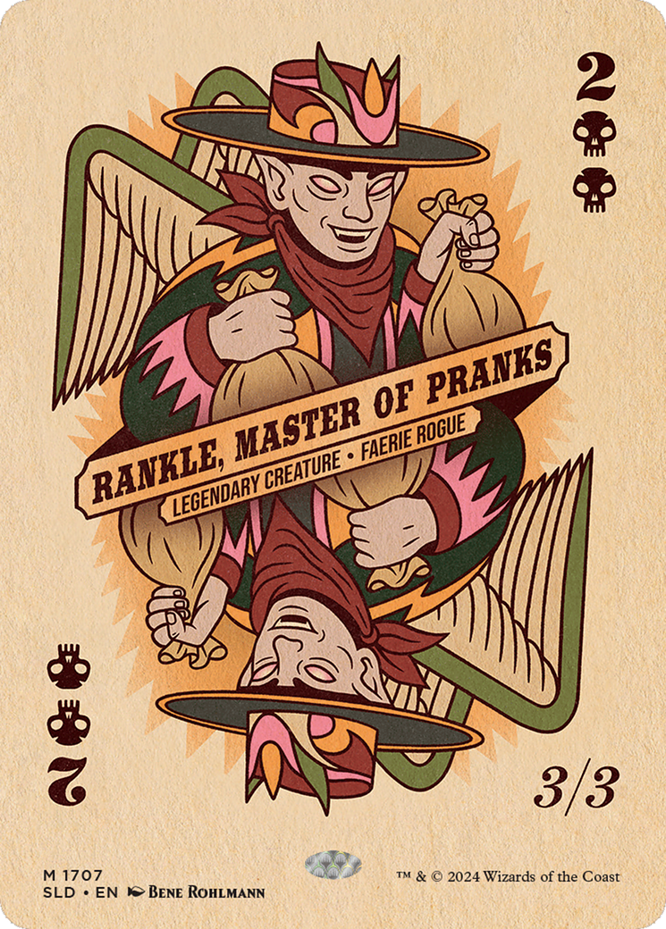 Image of Rankle, Master of Pranks (SLD-1707) - Secret Lair Drop (Borderless)