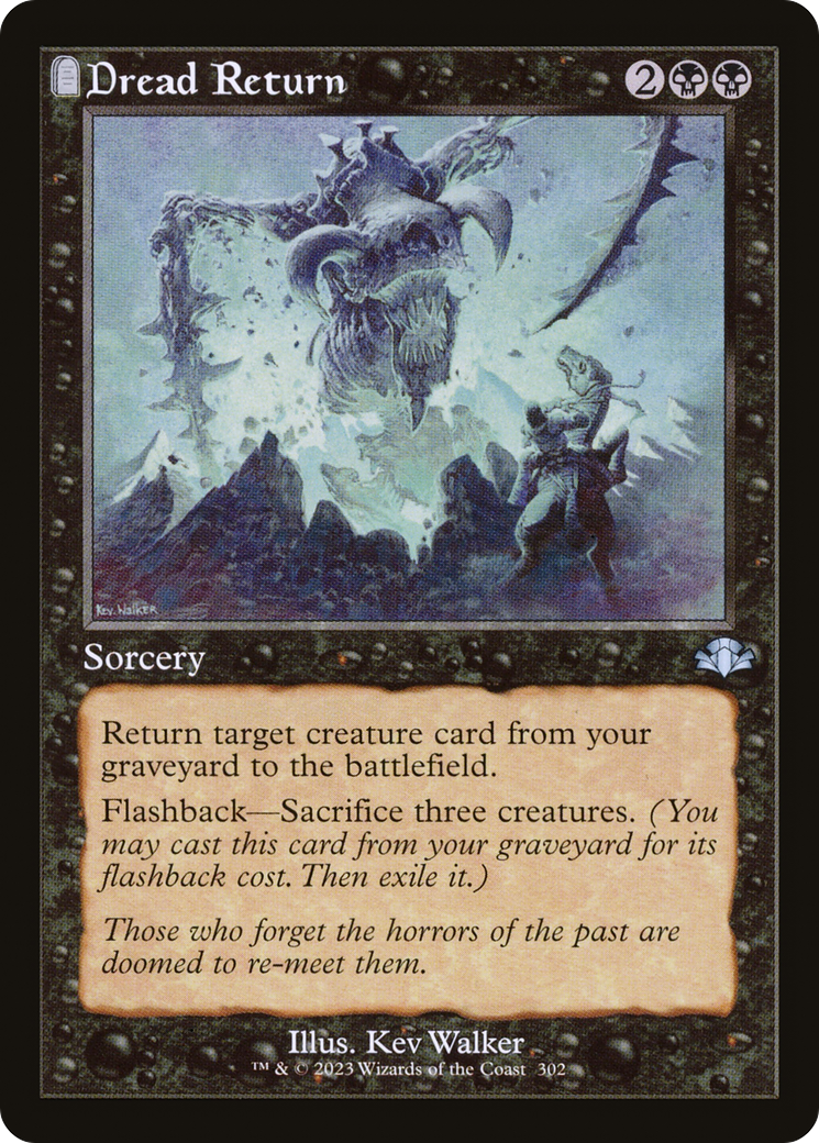 Image of Dread Return (Retro Frame) (DMR-302) - Dominaria Remastered: (tombstone)