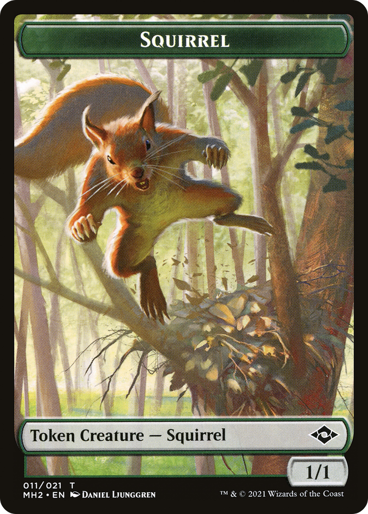 Image of Squirrel Token (MH2-011) - Modern Horizons 2 Tokens Foil
