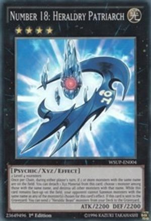 Image of Number 18: Heraldry Patriarch (WSUP-EN004) - World Superstars 1st Edition