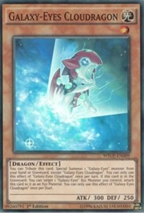 Image of Galaxy-Eyes Cloudragon (WSUP-EN009) - World Superstars 1st Edition