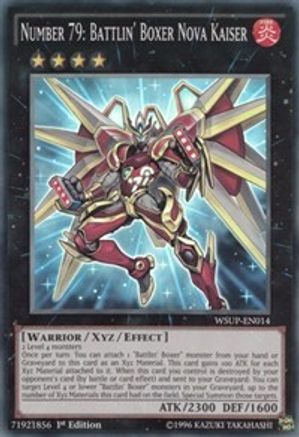 Image of Number 79: Battlin' Boxer Nova Kaiser (WSUP-EN014) - World Superstars 1st Edition