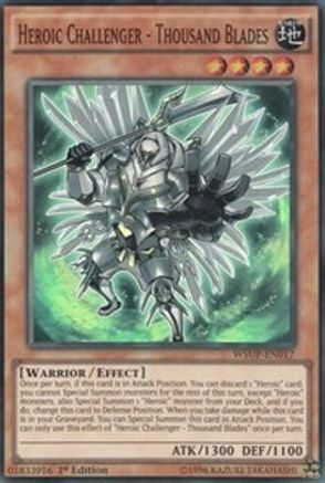 Image of Heroic Challenger - Thousand Blades (WSUP-EN017) - World Superstars 1st Edition