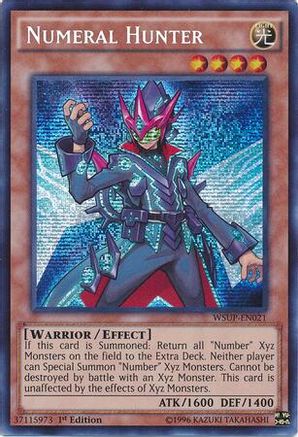 Image of Numeral Hunter (WSUP-EN021) - World Superstars 1st Edition