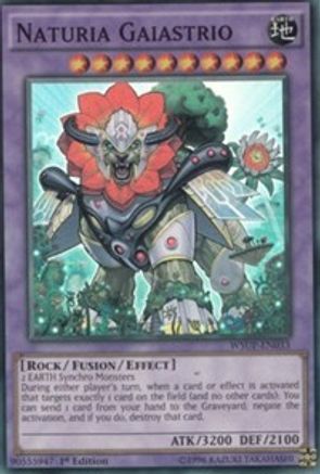 Image of Naturia Gaiastrio (WSUP-EN033) - World Superstars 1st Edition