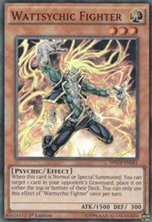 Image of Wattsychic Fighter (WSUP-EN041) - World Superstars 1st Edition
