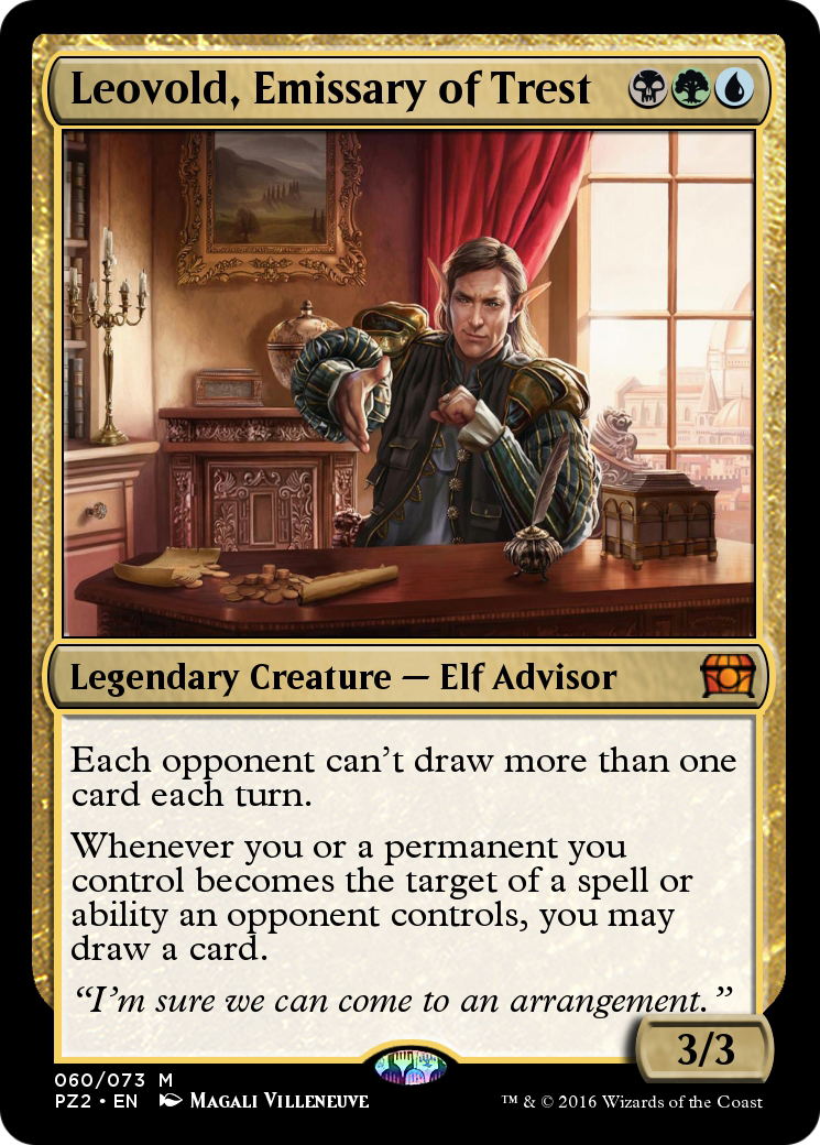 Image of Leovold, Emissary of Trest (PZ2-060) - Treasure Chest Foil