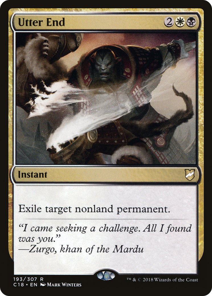 Image of Utter End (C18-193) - Commander 2018