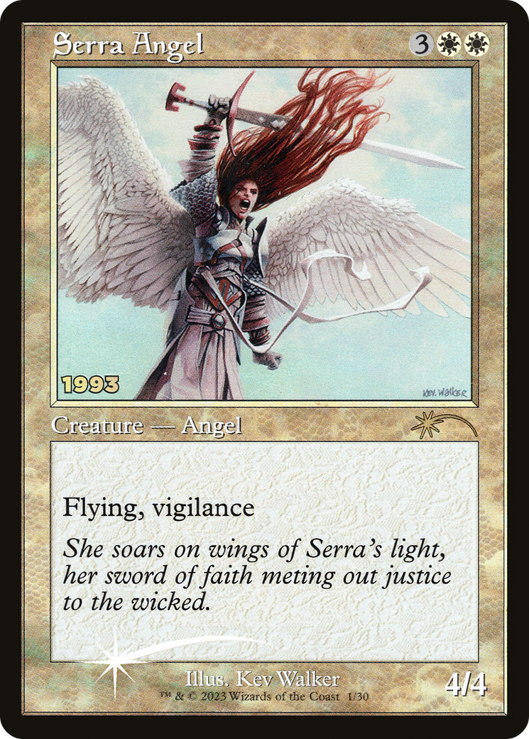 Image of Serra Angel (30A-P-001) - 30th Anniversary Play Promos Foil