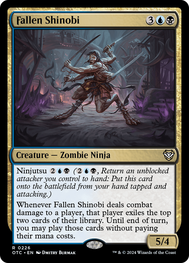 Image of Fallen Shinobi (OTC-226) - Outlaws of Thunder Junction Commander
