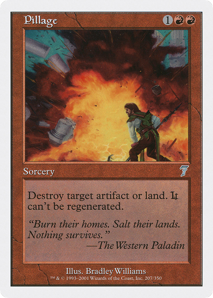 Image of Pillage (7ED-207) - 7th Edition
