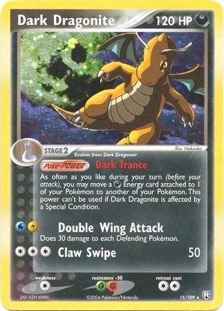 Image of Dark Dragonite 015/109  - Holofoil Deck Exclusives - Holo Rare