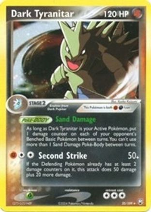 Image of Dark Tyranitar 020/109  - Holofoil Deck Exclusives - Holo Rare