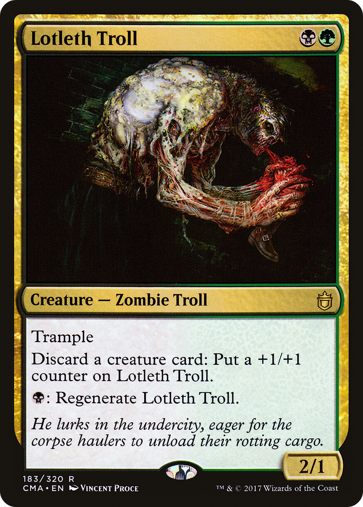 Image of Lotleth Troll (CMA-183) - Commander Anthology