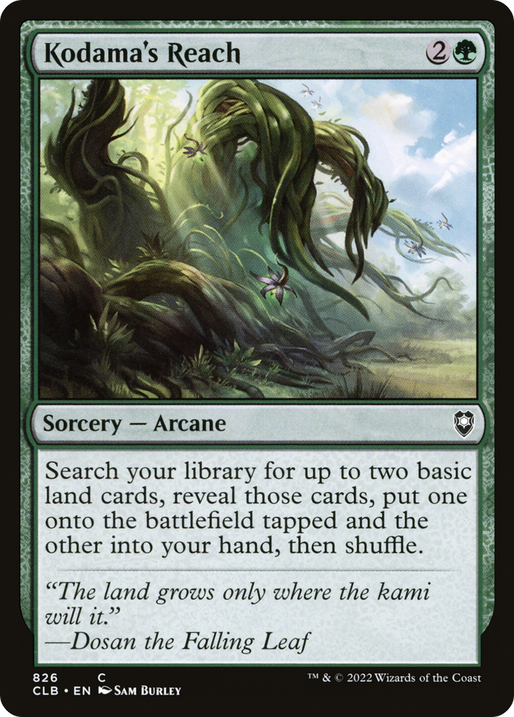 Image of Kodama's Reach (CLB-826) - Commander Legends: Battle for Baldur's Gate