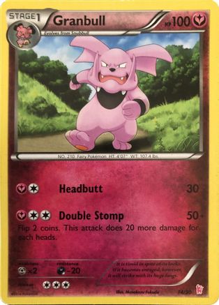 Image of Granbull (#14) 014  XY Trainer Kit Sylveon & Noivern - Common