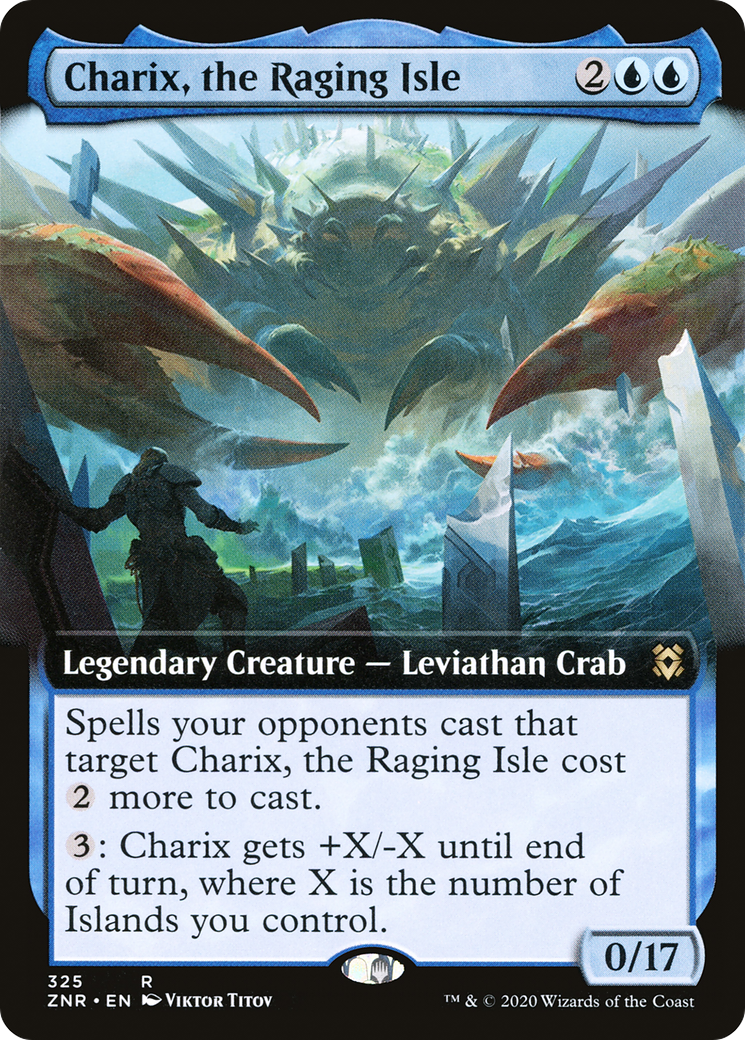 Image of Charix, the Raging Isle (Extended Art) (ZNR-325) - Zendikar Rising: (Extended Art) Foil