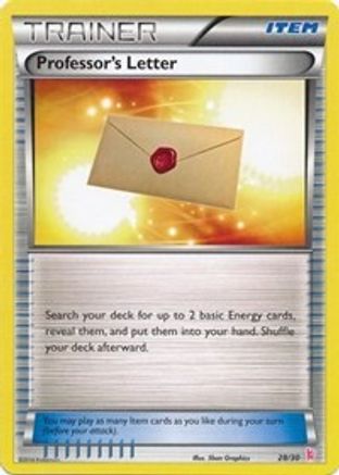 Image of Professor's Letter (Sylveon) 028  XY Trainer Kit Sylveon & Noivern - Common