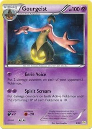 Image of Gourgeist 002  XY Trainer Kit Sylveon & Noivern - Common