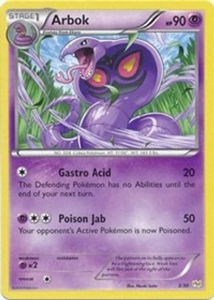 Image of Arbok 003  XY Trainer Kit Sylveon & Noivern - Common