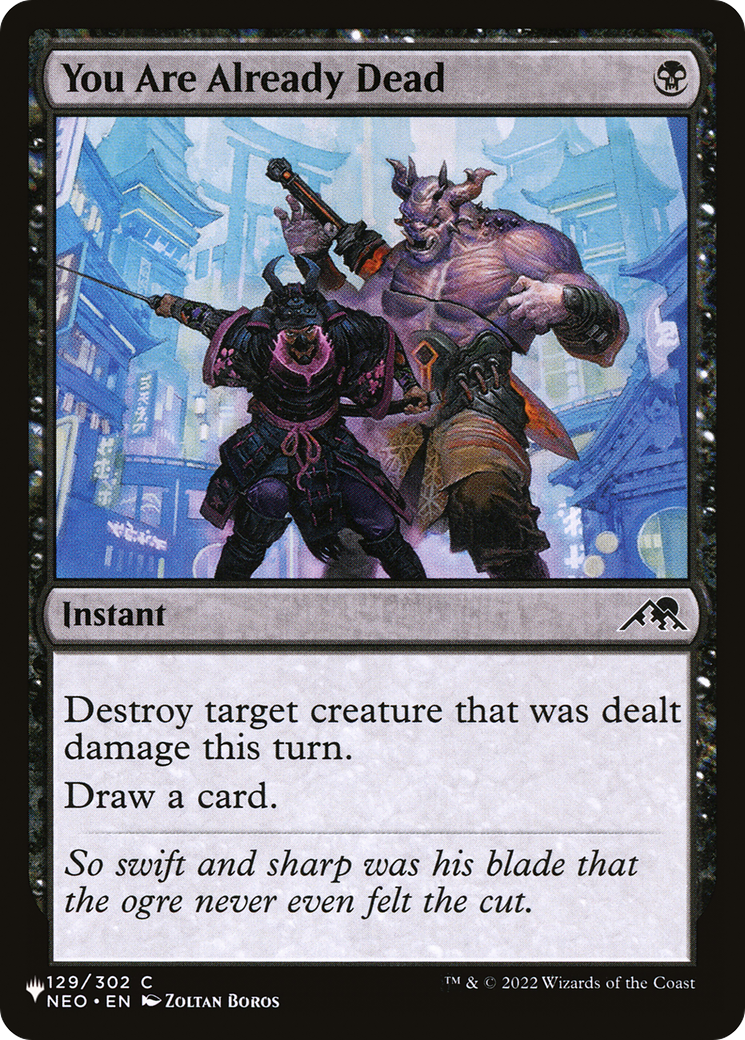 Image of You Are Already Dead (LIST-NEO-129) - The List