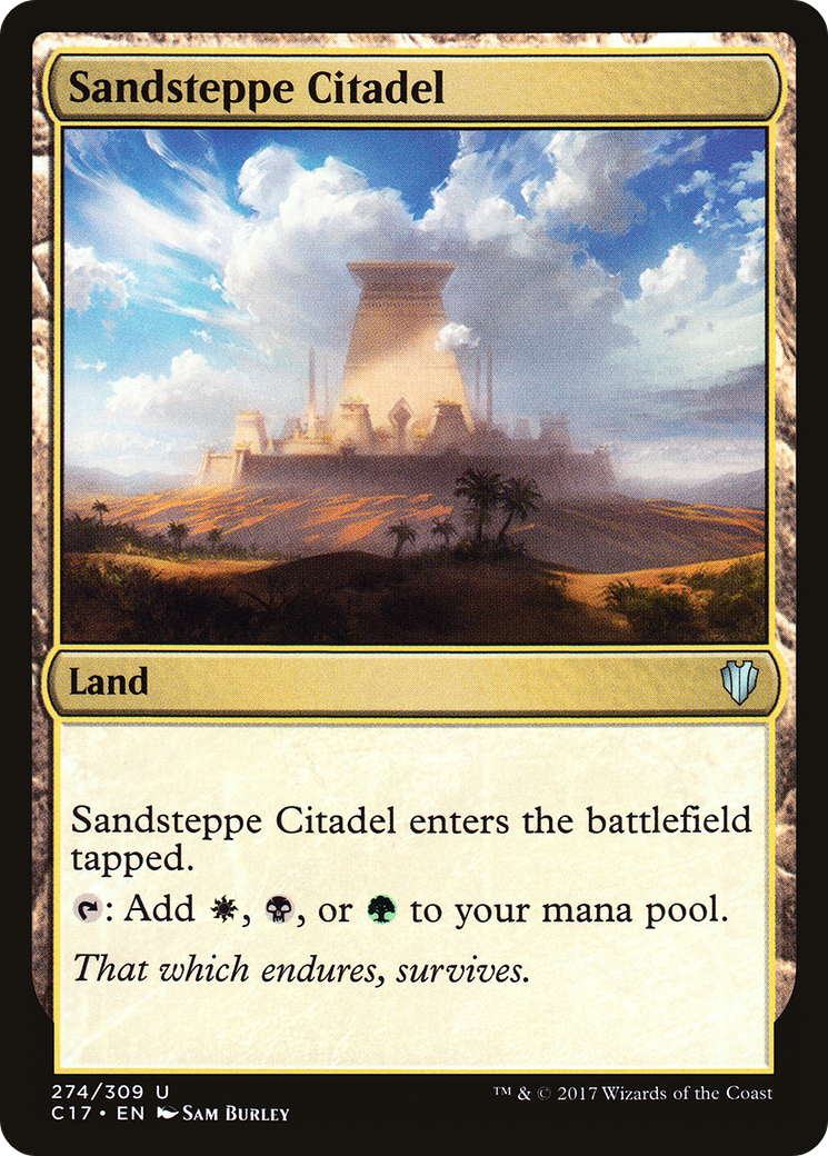 Image of Sandsteppe Citadel (C17-274) - Commander 2017